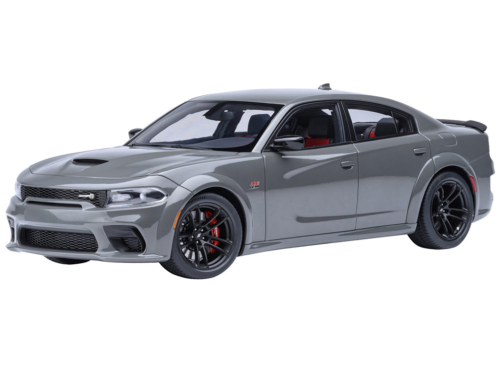 Dodge Charger 1/18モデルカー Dodge Charger Scat Pack Widebody Destroyer Gray 1/18 Model Car by