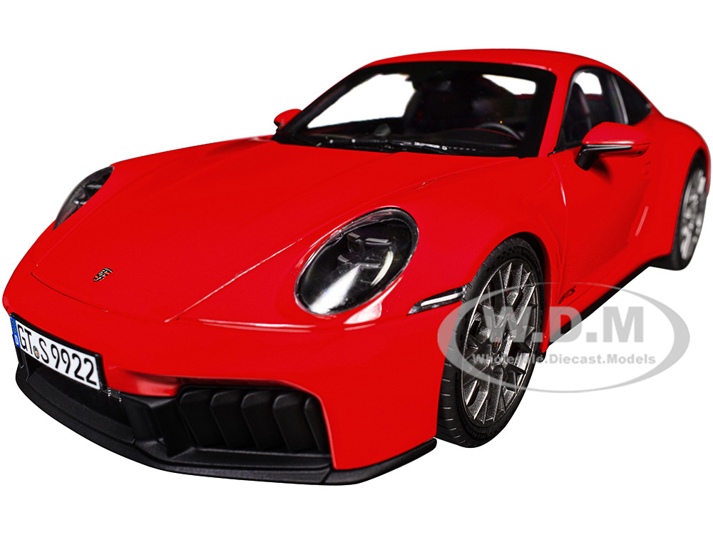 2024 Porsche 911 Carrera 4 GTS Guards Red 1/18 Diecast Model Car
