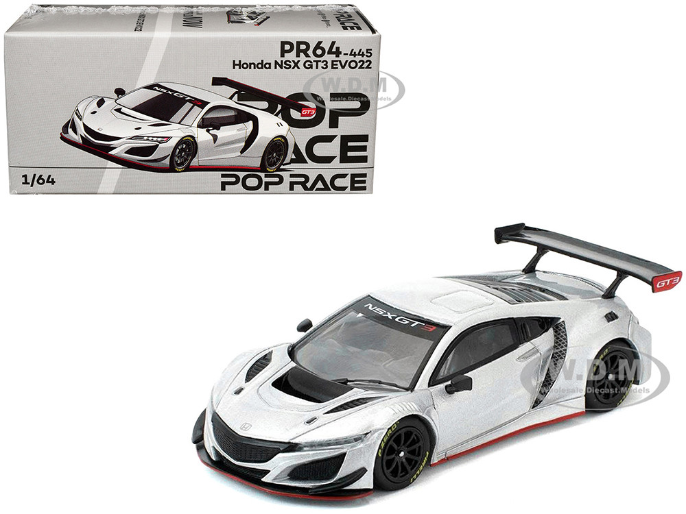 Honda NSX GT3 EVO22 Silver Metallic 