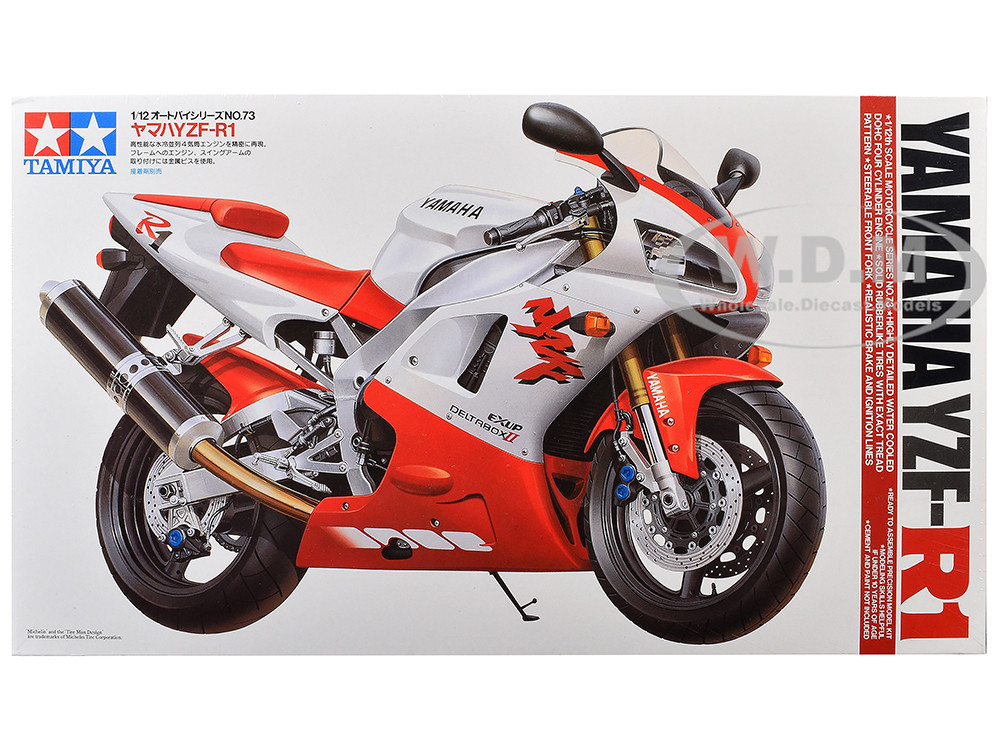 TAMIYA 1/12 YAMAHA YZF-R1 完成品 Model Kit Yamaha YZF-R1 Motorcycle 1/12 Scale Model by Tamiya