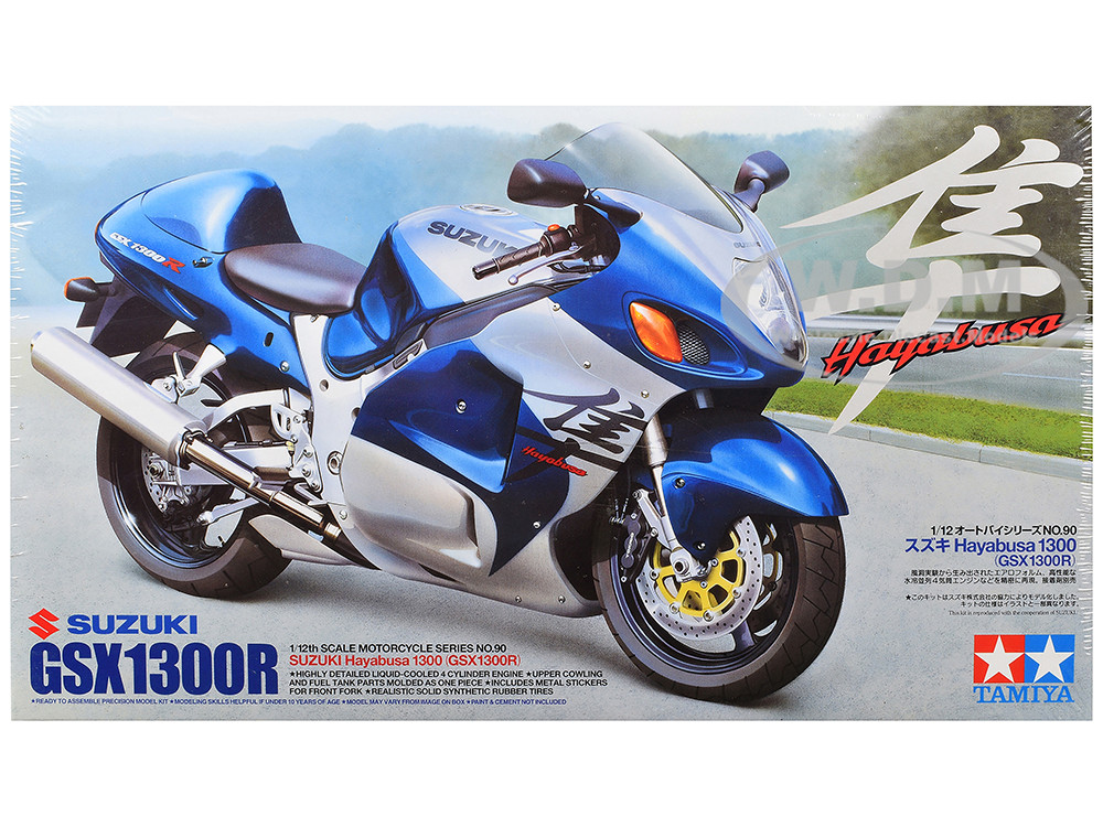 Model Kit Suzuki GSX1300R Hayabusa Motorcycle 1/12 Scale Model by