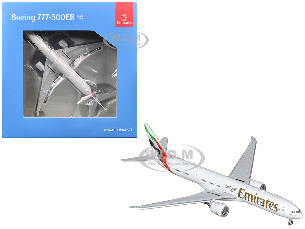 Boeing 777-300ER Commercial Aircraft with Flaps Down 