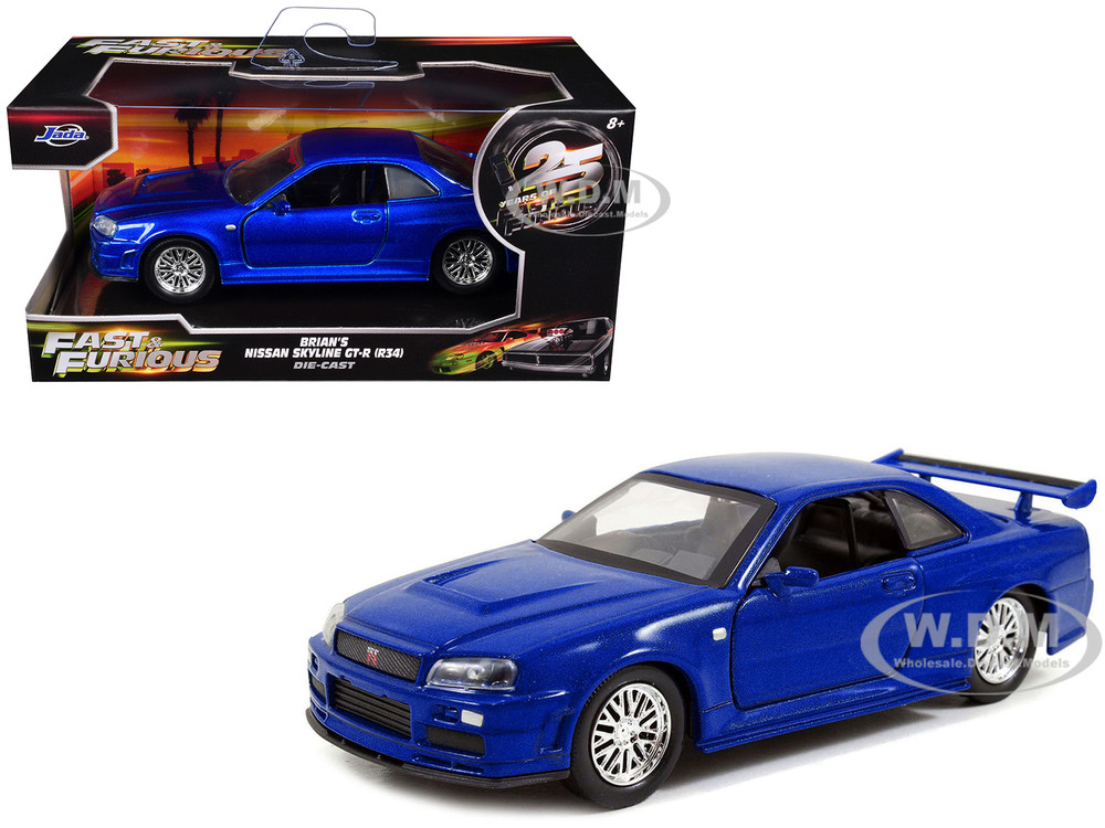 Brian's Nissan Skyline GT-R (R34) RHD (Right Hand Drive) Blue
