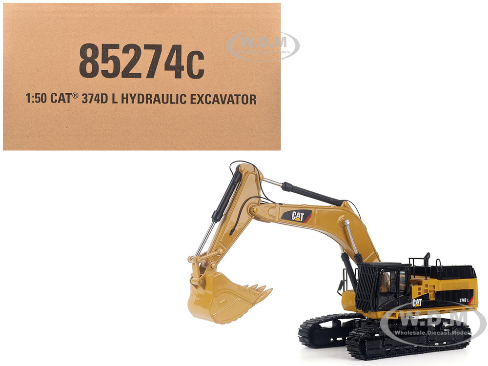 CAT Caterpillar 374D L Hydraulic Excavator Yellow 