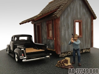 Logger Bob Figure For 1:24 Diecast Model Cars American Diorama 77749