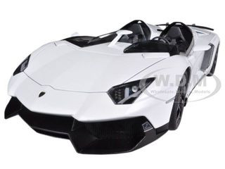 Lamborghini Aventador J White 1/18 Diecast Car Model AutoArt 74674