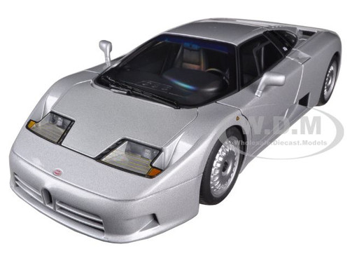 Bugatti EB110 GT Silver 1/18 Diecast Car Model Autoart 70979