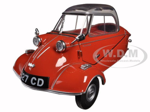 Messerschmitt KR200 Bubble Car Sardinian Red 1/18 Diecast Model Car Oxford Diecast 18MBC001