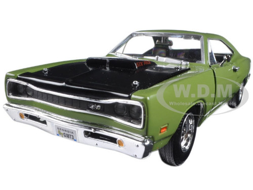 1969 Dodge Coronet Super Bee Green 1/24 Diecast Model Car Motormax 73315