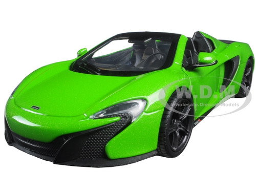 McLaren 650S Spider Green 1/24 Diecast Model Car Motormax 79326