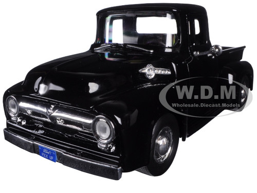 1956 Ford F-100 Pickup Red 1/24 Diecast Model Car Motormax 73235