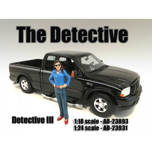 "The Detective #3" Figure For 1:18 Scale Models American Diorama 23893