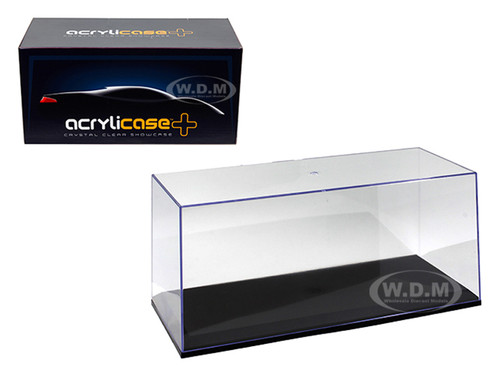 Collectible Display Show Case for 1/18 1/24 Models with Black Base 14003