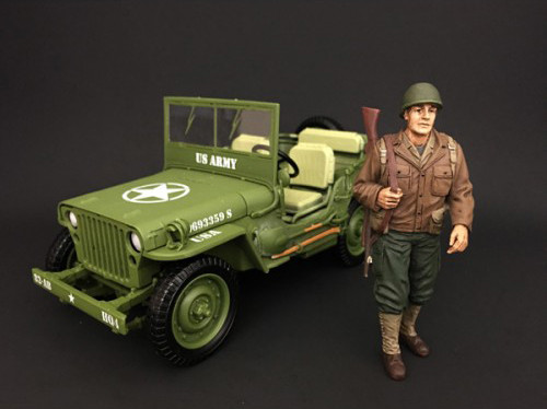 US Army WWII Figure I For 1:18 Scale Models American Diorama 77410