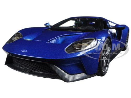 2017 Ford GT Blue 1/18 Diecast Model Car Maisto 31384