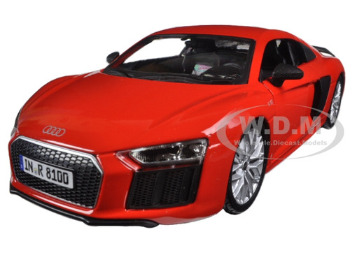  Audi R8 V10 Plus Red Special Edition 1/24 Diecast Model Car Maisto 31513