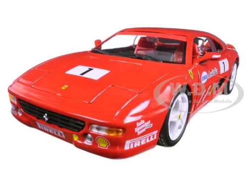 Ferrari F355 Challenge #1 Red 1/24 Diecast Model Car Bburago 26306