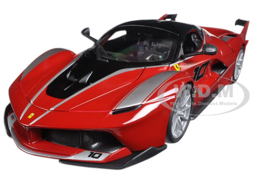 Ferrari FXX-K #10 Red 1/18 Diecast Model Car Bburago 16010