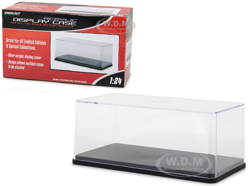 Acrylic Display Show Case Plastic Base 1/24 Scale Models Greenlight 55024