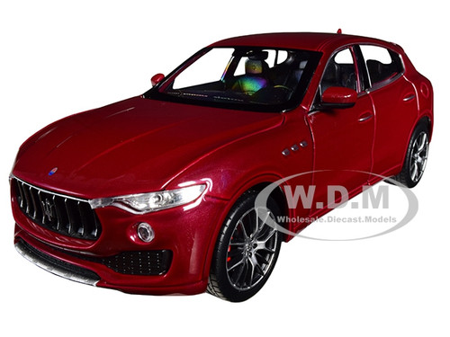 Maserati Levante Red 1/24 1/27 Diecast Model Car Welly 24078