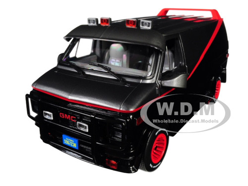 1983 GMC Vandura Black The A-Team 1983 1987 TV Series 1/18 Diecast Model Car Greenlight 13521