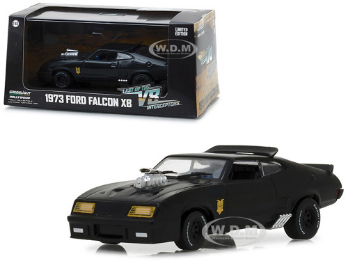 1973 Ford Falcon XB Black Last of the V8 Interceptors 1979 Movie 1/43 Diecast Model Car Greenlight 86522