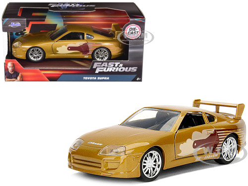 Slap Jack's Toyota Supra Gold Fast & Furious Movie 1/32 Diecast Model Car Jada 99542