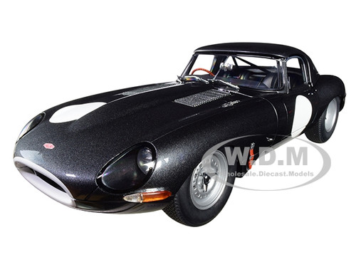 Jaguar Lightweight E Type Roadster RHD Right Hand Drive Dark Gray 1/18 Model Car Autoart 73647