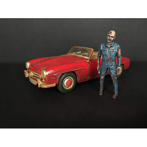 Zombie Mechanic Figurine I for 1/24 Scale Models American Diorama 38297