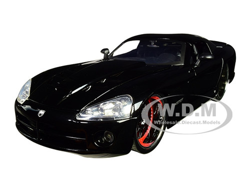 Letty's Dodge Viper SRT 10 Black Fast & Furious Movie 1/24 Diecast Model Car Jada 30731