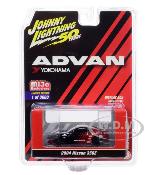 2004 Nissan 350Z ADVAN Yokohama Johnny Lightning 50th Anniversary Limited Edition 3600 pieces Worldwide 1/64 Diecast Model Car Johnny Lightning JLCP7241
