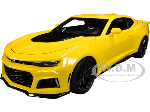 Chevrolet Camaro ZL1 Bright Yellow 1/18 Model Car Autoart 71205