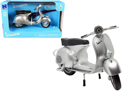 Vespa 150 GS Silver Metallic 1/12 Diecast Motorcycle Model New Ray 57863