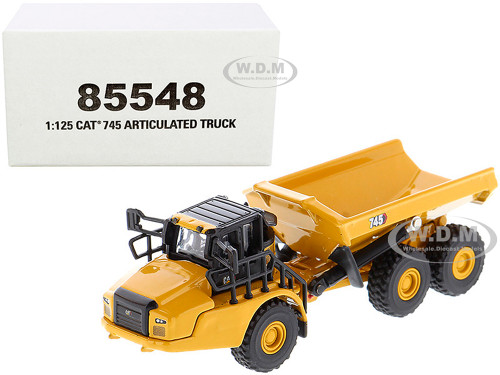 CAT Caterpillar 745 Articulated Dump Truck High Line Series 1/125 Diecast Model Diecast Masters 85548