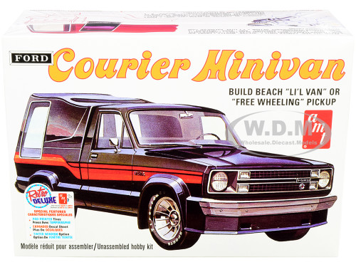 Skill 2 Model Kit 1978 Ford Courier Minivan 2-in-1 Kit 1/25 Scale Model AMT AMT1210 M