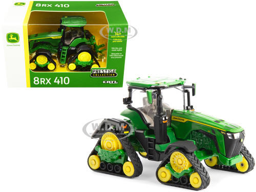 John Deere 8RX 410 Track Tractor Green Prestige Collection Series 1/64 Diecast Model ERTL TOMY 45726