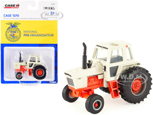 Case 1370 Tractor Beige Orange National FFA Organization Logo Case IH Agriculture Series 1/64 Diecast Model ERTL TOMY 44251