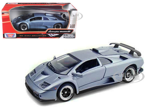 Lamborghini Diablo GT Silver 1/18 Diecast Model Car Motormax 73168