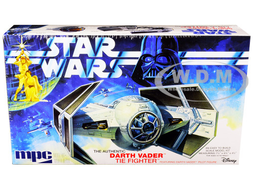 Skill 2 Model Kit Darth Vader's Tie Fighter Star Wars Episode IV A New Hope 1977 Movie MPC MPC952