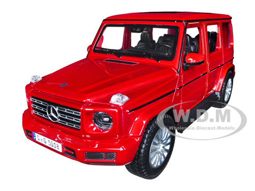 2019 Mercedes Benz G-Class Sunroof Red Metallic 1/25 Diecast Model Car Maisto 31531