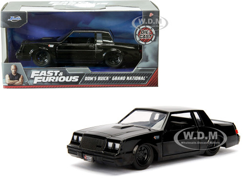 Dom's Buick Grand National Black Fast & Furious Movie 1/32 Diecast Model Car Jada 99523