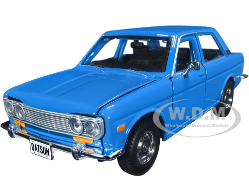1971 Datsun 510 Blue Special Edition 1/24 Diecast Model Car Maisto 31518bl
