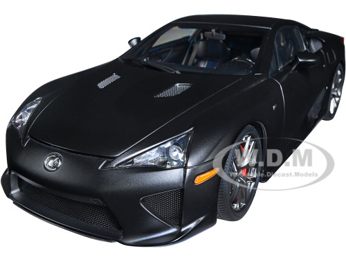 Lexus LFA Matt Black 1/18 Model Car Autoart 78852