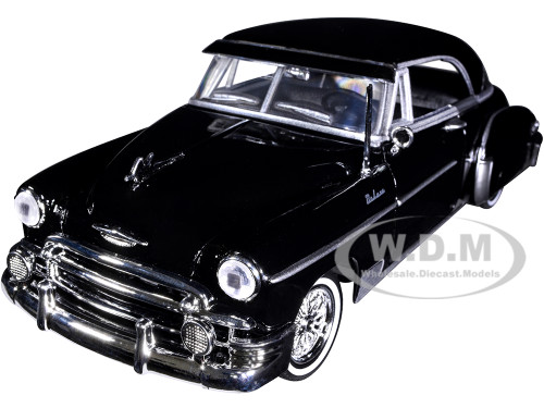 1950 Chevrolet Bel Air Lowrider Black Get Low Series 1/24 Diecast Model Car Motormax 79026