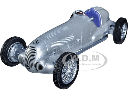 1937 Mercedes-Benz W125 Silver Metallic NEX Models Series 1/24 Diecast Model Car Welly 24109W-SIL