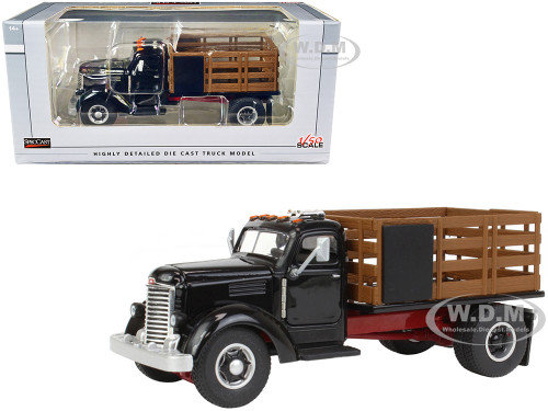 International KB-8 Truck Black Stake Body 1/50 Diecast Model Speccast 39512