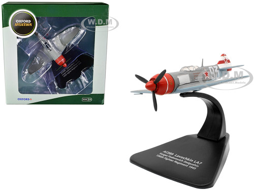 Lavochkin LA7 Fighter Plane Sergei Federovich Dolgushin 156th Fighter Regiment 1945 Oxford Aviation Series 1/72 Diecast Model Airplane Oxford Diecast AC089
