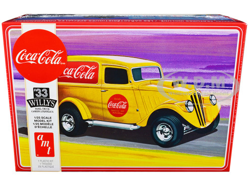 Skill 2 Model Kit 1933 Willys Panel Truck Coca Cola 1/25 Scale Model AMT AMT1406M