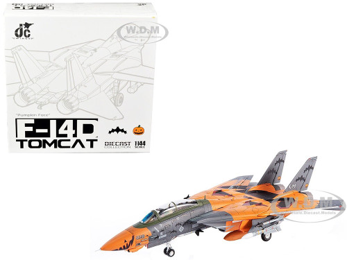 Grumman F 14D Tomcat Fighter Plane Ace Combat Pumpkin Face 1/144 Diecast Model JC Wings JCW-144-F14-005