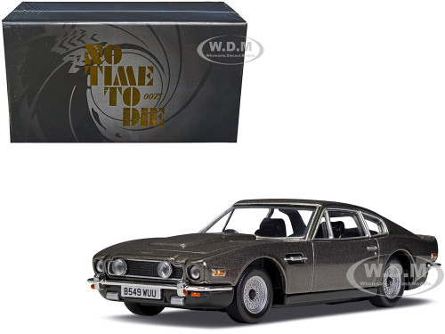 Aston Martin V8 RHD Right Hand Drive Black Metallic James Bond 007 No Time To Die 2021 Movie Diecast Model Car Corgi CC04805